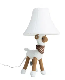 Stolove lampy Kinder tafellamp schaap wit - Wolle
