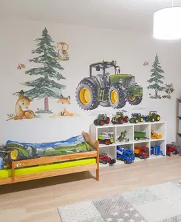 Nálepky na stenu Nálepka na stenu - Traktor