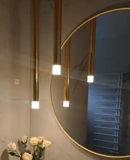 Kúpeľňa GELCO - PUCCINI závesné LED svietidlo, 4W, 600x40, čierna 9266
