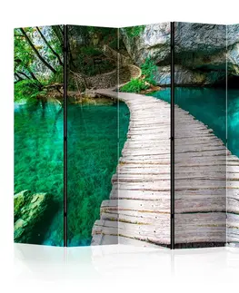 Paravány Paraván Plitvice Lakes National Park Croatia Dekorhome 135x172 cm (3-dielny)