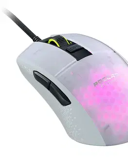 Myši Herná myš Roccat Burst Pro Gaming Mouse, biela ROC-11-746