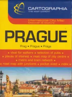 Do auta Prága / Prague 1 : 17 000 - Várostérkép