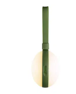 Vonkajšie osvetlenie terasy Nordlux LED svietidlá Bring to go Ø 12 cm biela/zelená