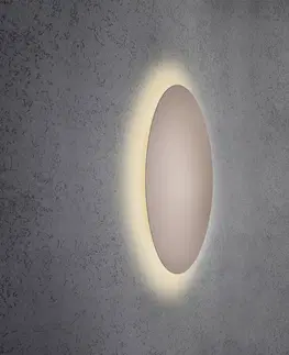 Nástenné svietidlá Escale Escale Blade nástenné LED svietidlo taupe, Ø 59 cm