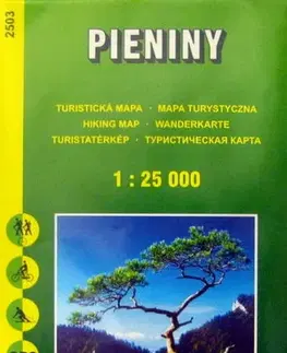 Turistika, skaly TM 2503 Pieniny 1:25 000 - slov. - Kolektív autorov
