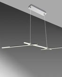 Moderné lampy do obývačky Luster A0021-330 Thasos 103x23 23W LED chrom  4000K