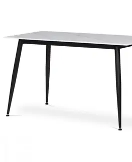 Jedálenské stoly Jedálenský stôl HT-403M Autronic Sivá