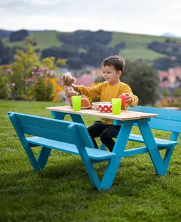 Detské záhradné posedenie Detský záhradný set LILY Sivá