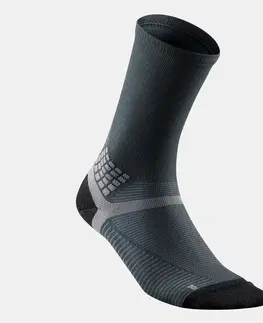 ponožky Turistické ponožky Hike 500 vysoké 2 páry čierne