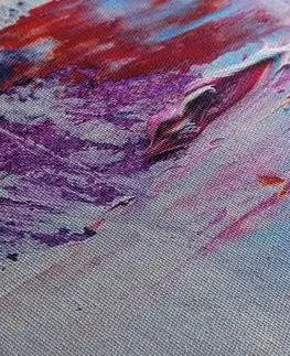 Abstraktné obrazy Obraz fialová textúra