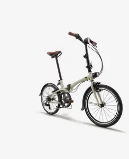 bicykle Skladací bicykel Fold 500 zelený