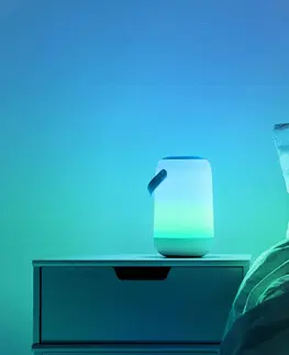 Stolové lampy WiZ Stolná lampa WiZ LED Mobilná prenosná lampa s dobíjacou batériou