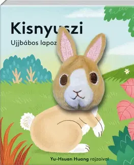 Leporelá, krabičky, puzzle knihy Ujjbábos lapozó - Kisnyuszi