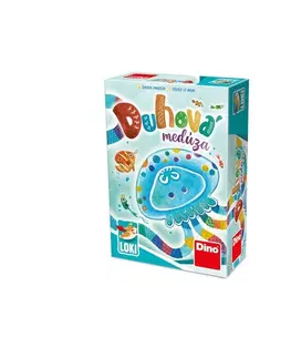 Hračky spoločenské hry pre deti DINO - Dúhová medúza Detská hra