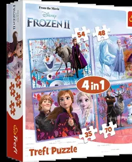 Od 100 dielikov Trefl Puzzle Disney Frozen 4v1 Trefl