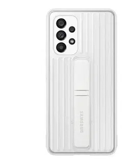 Puzdrá na mobilné telefóny Puzdro Protective Standing Cover pre Samsung Galaxy A53 5G, white EF-RA536CWEGWW