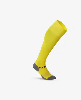 ponožky Detské vrúbkované futbalové štulpne Viralto Club žlté