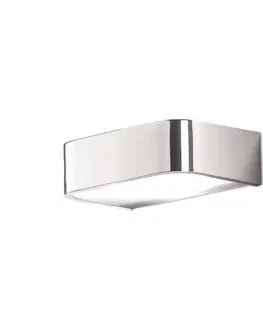 Nástenné svietidlá Pujol Iluminación Kúpeľňové nástenné svetlo Arcos s LED 15 cm chróm