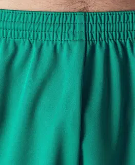 nohavice Futbalové šortky F100 zelené