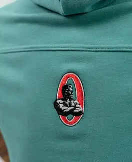 Pánske tričká Rag top s kapucňou Nebbia Champion 706 Green - XL