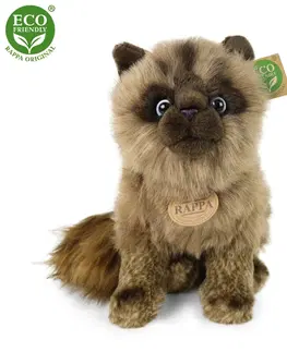 Plyšové hračky RAPPA - Plyšová mačka siamská 28 cm ECO-FRIENDLY