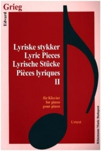 Hudba - noty, spevníky, príručky Grieg, Lyrische Stücke II - Edvard Grieg