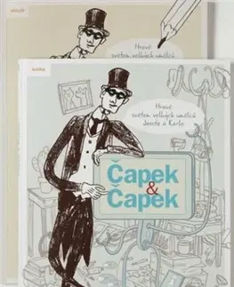 Pre deti a mládež - ostatné Čapek & Čapek (kniha + skicář) - Karin Vrátná Militká