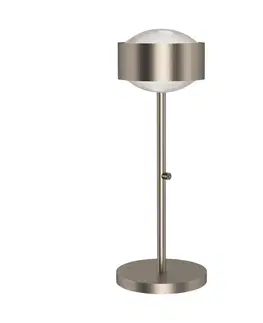 Stolové lampy Top Light Puk Maxx Eye Table LED 37 cm šošovka matná, nikel
