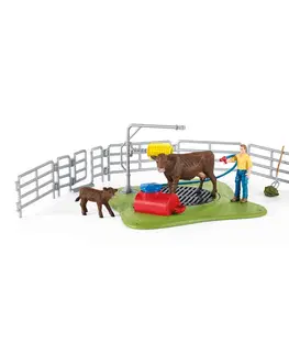 Hračky - figprky zvierat SCHLEICH - Umývací kút pre dobytok