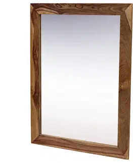 Zrkadlá Zrkadlo Rami 90x120 indický masív palisander