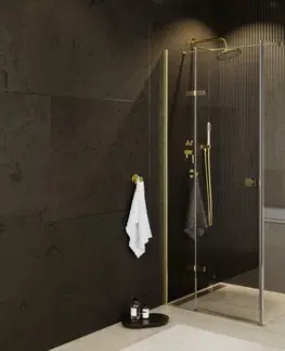 Sprchovacie kúty HOPA - Čtvercový sprchový kout PIXA GOLD - Směr zavírání - Pravé (DX) BCPIXA90CTVEPG