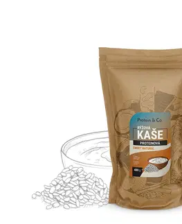 Kaše, müsli a cereálie Protein & Co. Proteínová ryžová kaša 480 g PRÍCHUŤ: Čokoláda