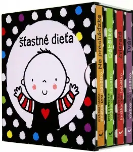 Leporelá, krabičky, puzzle knihy Knižnička: Prvé čiernobiele knižky pre bábätko - Stella Baggott