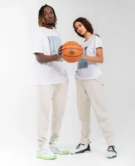 dresy Basketbalové tričko TS500 Fast unisex biele