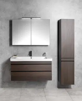 Kúpeľňa SAPHO - SITIA umývadlová skrinka 101,4x50x44,2cm, 2x zásuvka, borovica rustik SI105-1616
