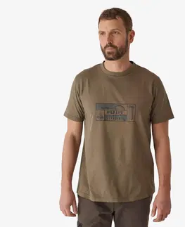 mikiny Bavlnené tričko 100 s krátkym rukávom a logom Wildlife