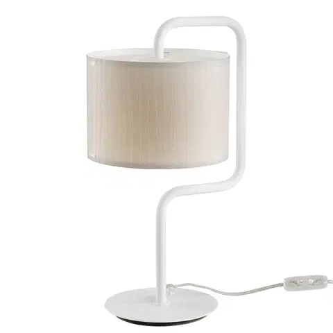 Lampy na nočný stolík Artempo Italia Stolná lampa Morfeo tienidlo na lampu plast krém