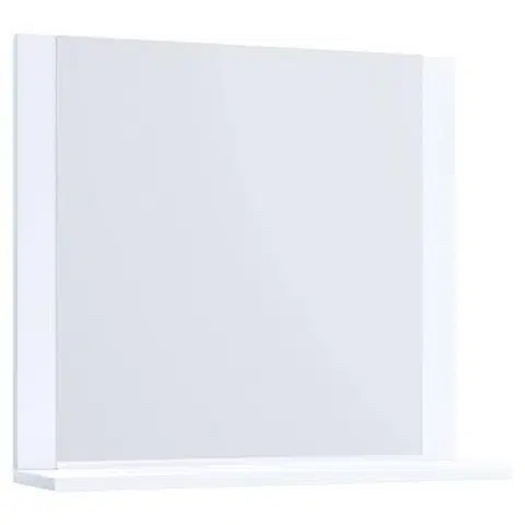 Zrkadlá na stenu Biele Zrkadlo Do Kúpeľne Lendas Š: 60 Cm