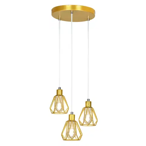 Lampy Visiaca lampa, zlatá/kov, OKIRA TYP 1