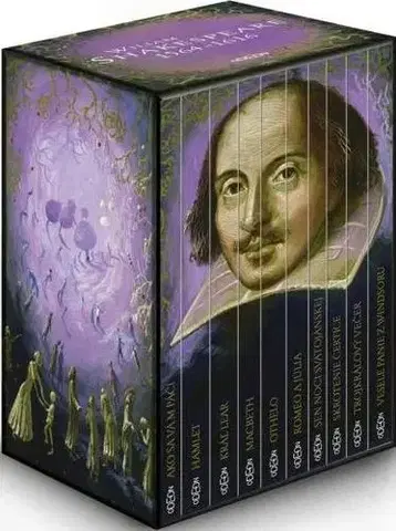 Dráma, divadelné hry, scenáre Shakespeare - komplet 10 kníh - William Shakespeare