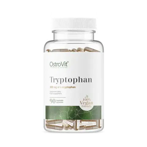 Ostatné aminokyseliny OstroVit Tryptophan VEGE 90 vcaps 90 kaps.