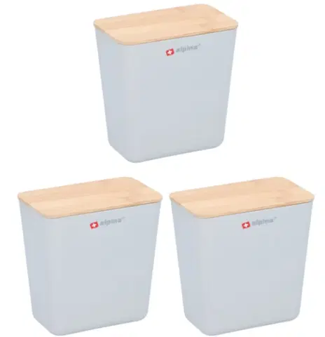 Úložné boxy a krabice Súprava boxov s vekom Alpina 3 ks