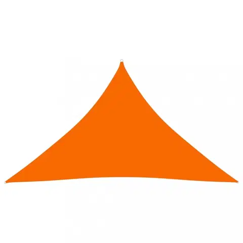 Stínící textilie Tieniaca plachta trojuholníková 5 x 5 x 6 m oxfordská látka Dekorhome Oranžová