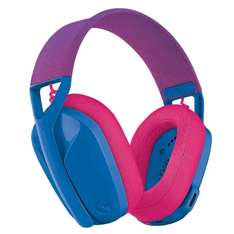 Slúchadlá Herné slúchadlá Logitech G435 Lightspeed Wireless Bluetooth Gaming Headset, modré 981-001062