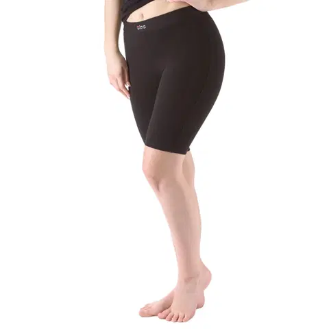 Dámske klasické nohavice Legíny kratšie Cotton čierna - XL