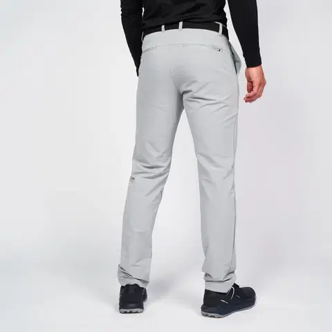 nohavice Pánske zimné golfové nohavice CW500 sivé