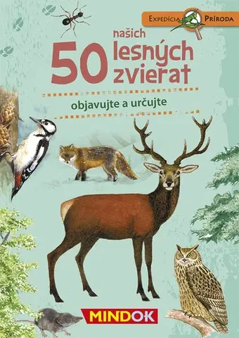 Spoločenské hry Mindok Hra Expedícia príroda: 50 lesných zvierat Mindok (slovenská verzia)