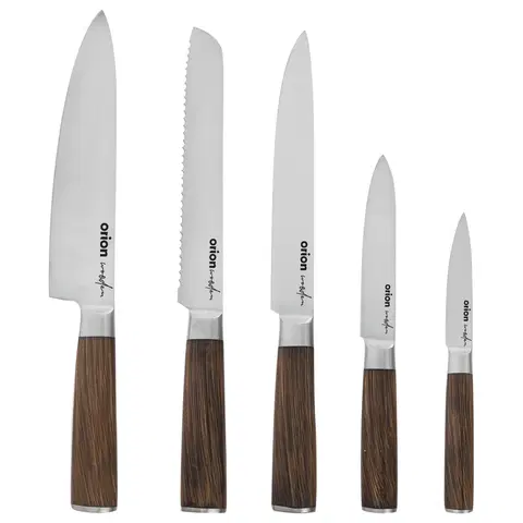 Kuchynské nože Orion Sada kuchynských nožov Wooden, 5 ks