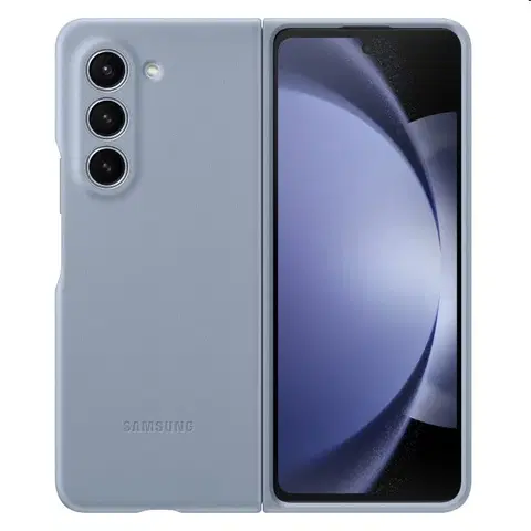 Puzdrá na mobilné telefóny Zadný kryt z eko kože pre Samsung Galaxy Z Fold5, modrá EF-VF946PLEGWW