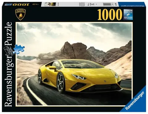 Hračky puzzle RAVENSBURGER - Lamborghini Huracán EVO RWD 1000 dielikov